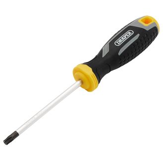 Draper 13424 Draper TX-STAR&amp;#174; Tamperproof Soft Grip Screwdriver, T30H x 100mm