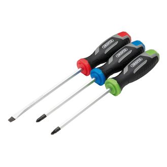 Draper 13486 Pound Thru Soft Grip Screwdriver Set (3 Piece)