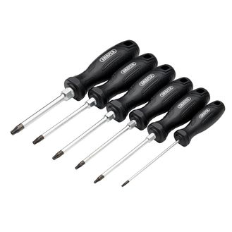 Draper 13586 Draper TX-STAR&amp;#174; Tamperproof Hard Grip Screwdriver Set (6 Piece)
