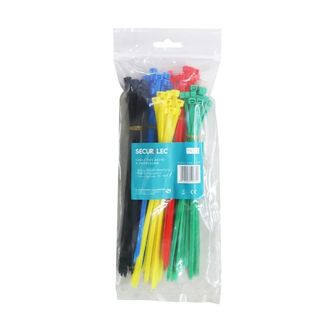 Securlec SL9174 Cable Ties Asstd 4.5x200mm