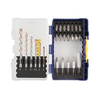 IRWIN® Multi Material &amp; Screwdriving Set, 25 Piece