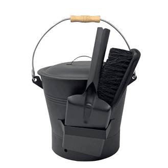 Hearth Home HH405 Ash Bucket &amp; Tidy Set