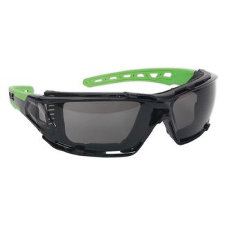 Sealey SSP69 Safety Spectacles with EVA Foam Lining - Anti-Glare Lens