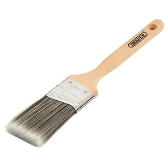 Draper 20442 Angled Paint Brush with Wood Handle, 2"