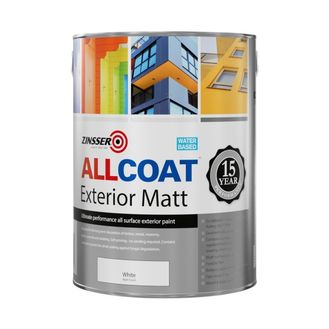 Zinsser Allcoat Exterior Wb Matt Wht