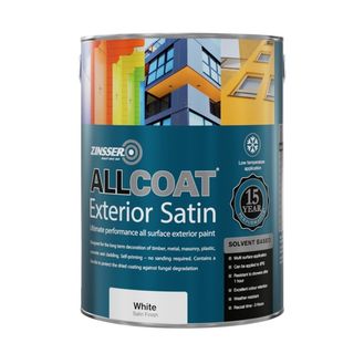 Zinsser Allcoat Exterior Sb Satin Wht