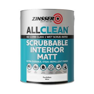 Zinsser Allclean White Scrubbabl I/Mtt