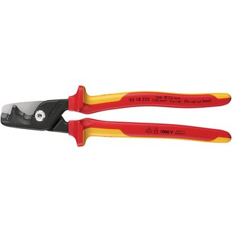 Draper 18131 KNIPEX 95 18 225 StepCut&amp;#174; XL VDE Insulated Cable Shears, 225mm