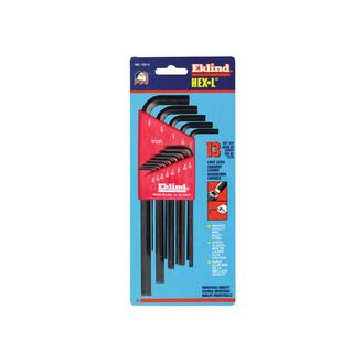Eklind REK10213 Imperial Long Handle Hex L-Key Set, 13 Piece