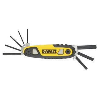DeWALT Hand Tools Metric Folding / Locking Hex Key Set, 8 Piece