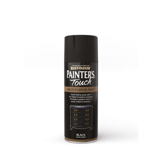 Rustoleum AE0050001E8 Painter Touch Aerosol Bk/Stn
