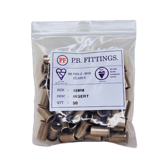 Whitespeed KPUI15 Kpu115 Push-Fit Univ Pipe Insert 15mm