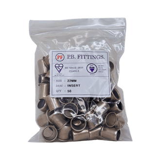 Whitespeed KPUI22 Kpu122 Push-Fit Univ Pipe Insert 22mm