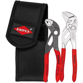 Draper 06076 KNIPEX 00 20 72 V01 Mini Pliers Set In Belt Tool Pouch