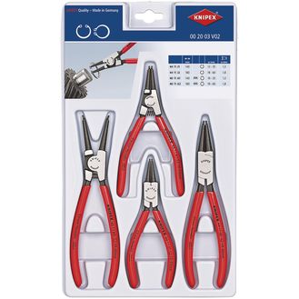 Draper 09894 KNIPEX 00 20 03 V02 Set of Circlip Pliers, 4 parts
