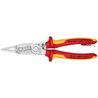 Draper 25221 KNIPEX 13 96 200 T BK VDE Pliers for Electrical Installation, 200mm