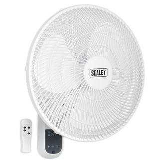 Sealey SWF16WR Wall Fan 3-Speed 16" with Remote Control 230V