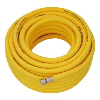 Draper 31732 High Visibility Hybrid Air Hose, 15m x 10mm, 1/4" BSP, Yellow