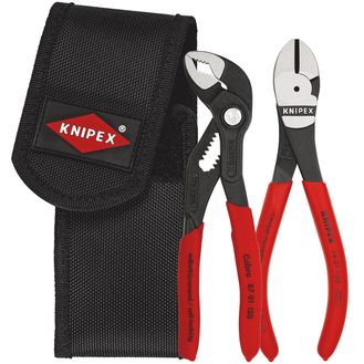 Draper 54230 KNIPEX 00 20 72 V02 Mini Pliers Set In Belt Tool Pouch