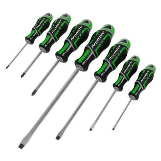 Sealey AK4325HV Screwdriver Set 7pc GripMAX&amp;reg; Hi-Vis
