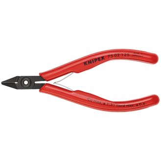 Draper 25628 KNIPEX 75 02 125 SB Electronics Diagonal Cutter with Plastic Handles Burnished, 125mm