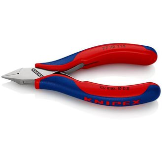 Draper 25635 KNIPEX 77 72 115 SB Electronics Diagonal Cutter, 115mm (self-service card/blister)