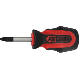 KS TOOLS 'ERGOTORQUEplus<sup>&amp;reg;</sup>' Stubby Screwdriver - POZIDRIV<sup>&amp;reg;</sup>
