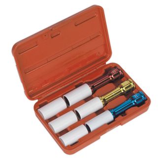 Sealey SX031D Alloy Wheel Long Reach Impact Socket Set 3pc 1/2"Sq Drive