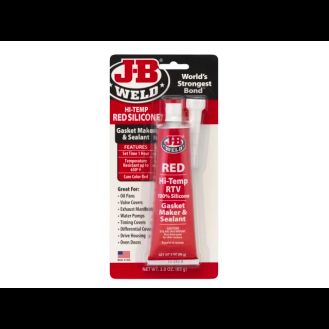 J-B Weld Hi-Temp Silicone Gasket Maker &amp; Sealant Red 85g