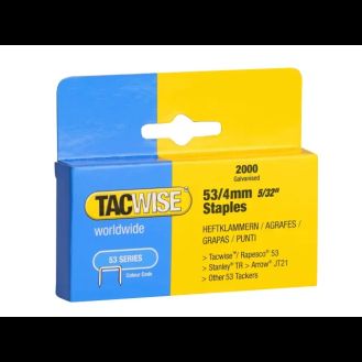 Tacwise 53 Light-Duty Staples (Type JT21 A)