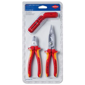 Draper 04249 KNIPEX 00 31 30 BK V01 Electrical Installations Set