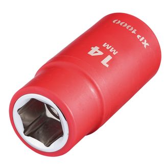 Draper 17761 XP1000&amp;#174; VDE Socket, 1/2" Sq. Dr., 14mm