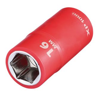 Draper 17809 XP1000&amp;#174; VDE Socket, 1/2" Sq. Dr., 16mm