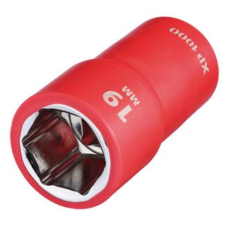 Draper 17982 XP1000&amp;#174; VDE Socket, 1/2" Sq. Dr., 19mm