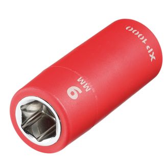Draper 18778 XP1000&amp;#174; VDE Socket, 1/4" Sq. Dr., 9mm