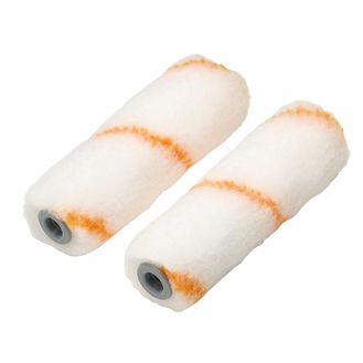 Draper 20798 Medium Pile Polyester Roller Sleeves, 4"/100mm (Pack of 2)