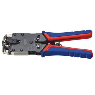 Draper 26138 KNIPEX 97 51 12 SB Crimping Pliers for Western plugs, 200mm