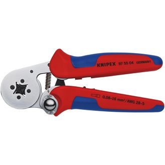 Draper 26143 KNIPEX 97 55 04 SB Self-Adjusting Crimping Pliers, 180mm