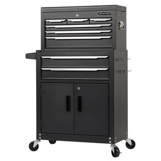 Draper 30681 Combined Roller Cabinet and Tool Chest, 8 Drawer, 24"