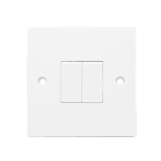 Securlec SL9473 Square 2g 2w Light Switch