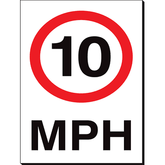 10 MPH - 240 x 360 mm