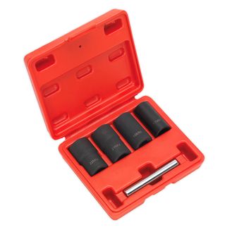 Sealey SX201 Locking Wheel Nut Removal Set 5pc 1/2"Sq Drive