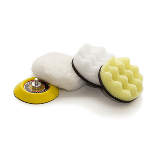 3" Buffing Kit with Hook &amp; Loop Backing c/w Backing Pad