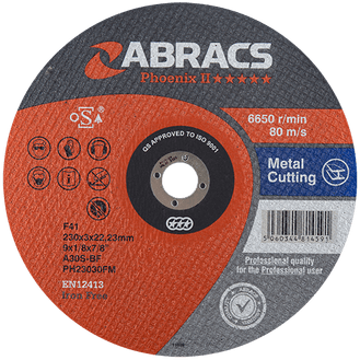 ABRACS 'Phoenix II' Flat Metal Cutting Discs