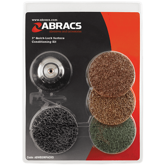 ABRACS Roloc Surface Conditioning Kit - 75 mm