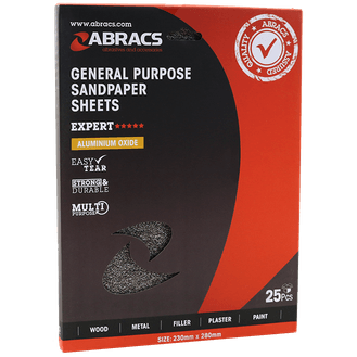 ABRACS Sandpaper Sheets
