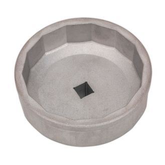 Sealey SX226 Oil Filter Cap Wrench &amp;#8709;74mm x 14 Flutes