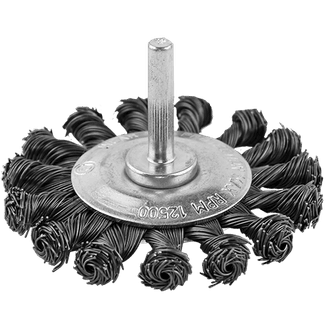 ABRACS Spindle Mounted Wire Brush - Twist Knot