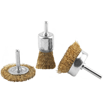 ABRACS Spindle Mounted Wire Brush Set