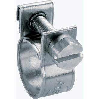 ACE W1 Mini Clamps – Zinc Plated Mild Steel Band, Screw &amp; Nut